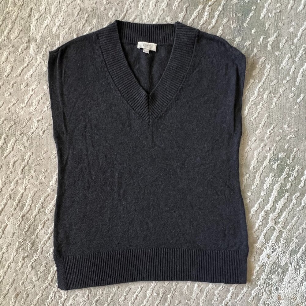 Dark grey Loft sweater vest
